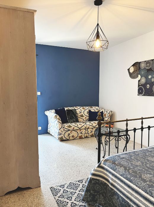 Espace détente chambre bleu