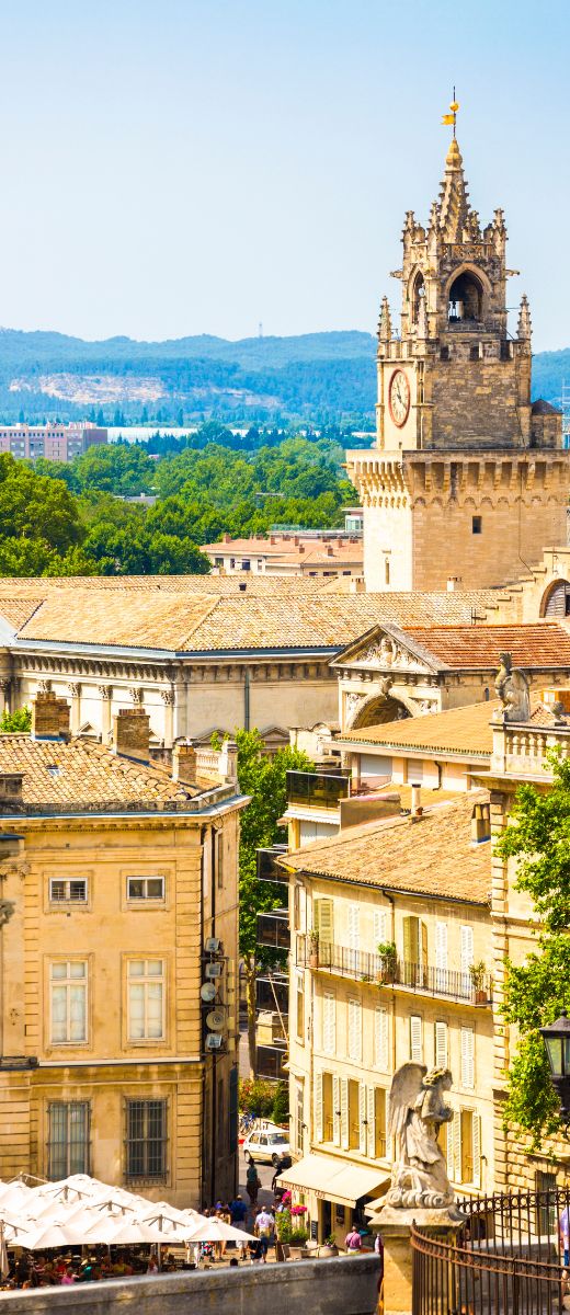 Article pour le blog sur le festival Avignon long, vue sur Avignon