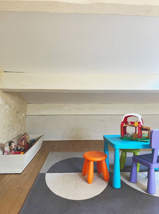 Chambre enfants, espace jeux