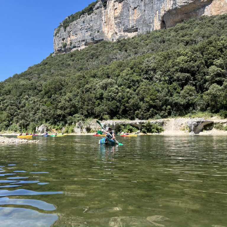 Descente des gorges de l'Ardèche en Canoë
